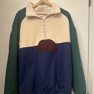 Zara Fleece-Lined Quarter Zip Jacket